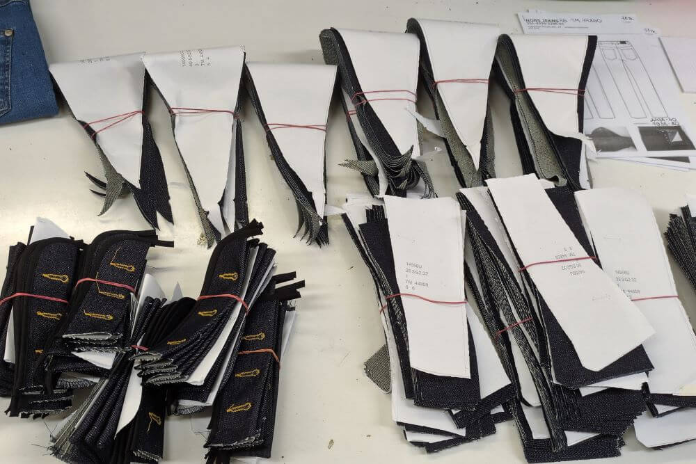 Button fly and gusset